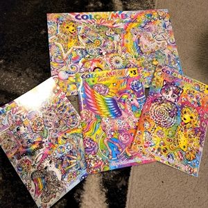 Lisa Frank Color Me Adult coloring books. NWT